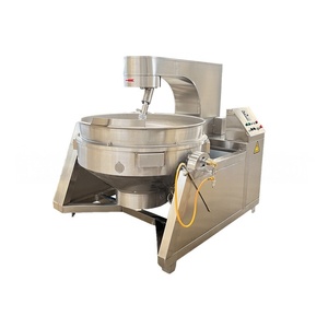 Marmite de cuisson industrielle automatique avec agitation auto-rotative, sans angles morts et inclinaison hydraulique à 360°. Rotation - Product Image 1