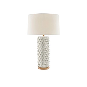 Green Textured Art Glass Jar Modern Table Lamp | Contemporary Luxury <b>Lighting</b> for Hotel Feature <b>Space</b> & Lounge - Product Image 3