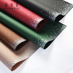 2025 sinowrap sang trọng sáng bóng bao bì giấy dày hoa gói giấy quà Tặng Giấy - Product Image 4