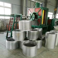 Soufflets d'échappement en acier inoxydable formant la machine Découplage des soufflets automobiles formant la machine