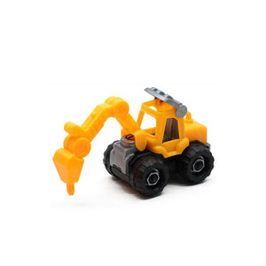 어린이 해체 엔지니어링 자동차의 DIY 시뮬레이션 슬라이딩 굴삭기 모델 - Product Image 5