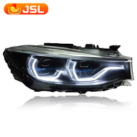 Faros LED para BMW Serie 3 F34 GT 2013-2020, Luces Delanteras F34 con DRL, Señal de Giro, Luz Alta, Ojo de Ángel, Accesorios para Automóviles