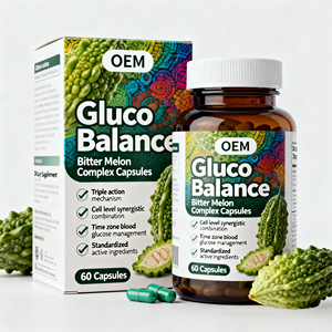 Chroom Zink Kruiden Glucose Regulatie Complex Capsules met Kaneel Gymnema Alfa Lipoïnezuur voor Suikerregeling Ondersteuning - Product Image 1