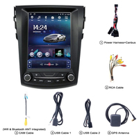 Navigator GPS Mobil Android Layar Vertikal 9,7 Inci untuk Toyota RAV4 XA30 2007-2012, Stereo Konsol Tengah Pintar