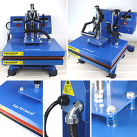 Machine à presser à chaud pour ornements à sublimation double face, machine à imprimer personnalisée pour ornements en céramique, en verre, en métal, pour la fabrication d'ornements de Noël