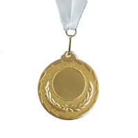 Medallas de 50 mm con Cinta, Precio Económico, Buena Calidad, Medallas Lisas Universales de Hierro para Premios, Solo 0.22 USD
