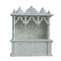 Temple en marbre fabriqué à la main pour la maison Hindou Mandir Sculpture Statues en marbre personnalisées Décor de temple indien Marbre Mandir