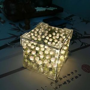 20 Pezzi Luce Notturna Fai-da-Te a Forma di Tulipano, Lampada LED USB Artigianale a Forma di Rosa, Luce Calda Bianca a Batteria per Decorazione Camera, Specchio Tulipano - Product Image 3
