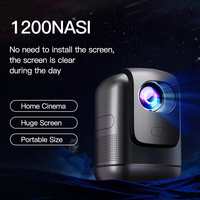 TZ-1 projecteur de cinéma enseignement bureau à domicile wifi 6 1080P HD Projection de plafond 1gb + 32gb projecteur de télévision Android portable