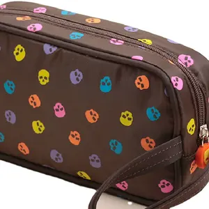 Korean Style Printing Travel Case Cosmetic Makeup Portable Pouch Carry Bag