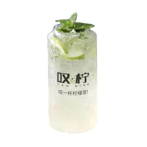 11oz 12oz 250ml 350ml 500ml disposal with SOT or TOA aluminum lid PET PLA juice milk tea soda plastic bottle