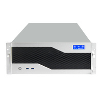 Boîtier métallique 4U Full Tower, double alimentation, refroidissement liquide 240/360, USB 3.0, carte mère EATX/ATX, serveur PC multi-GPU IA