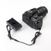 Plaque de câblage droit pour batterie factice EN-EL15 avec gaine PVC pour appareil photo