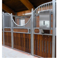 Boîtes à chevaux portatives de luxe résistantes à la pourriture boîtes à chevaux mobiles personnalisées d'écurie de cheval de qualité professionnelle écologique
