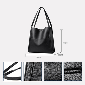 Bolso <span class=keywords><strong>de</strong></span> Hombro para Mujer, Éxito <span class=keywords><strong>de</strong></span> Ventas 2026, Alta Calidad, PU, Gran Capacidad, Bolso Tote, Bolso <span class=keywords><strong>de</strong></span> Trabajo, Minimalista - Product Image 4