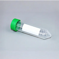 Tube à centrifuger jetable de 15 ml et 50 ml avec couvercle pratique, tube à centrifuger facile à ouvrir 9400xg