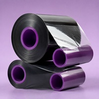 Ruban en résine TTR TTO noir résistant aux rayures, bord à bord, 55mm*900m, compatible avec les pochettes de suppléments, fourni par le fabricant pour le codage