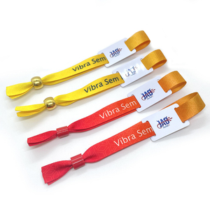 Dệt nhãn vải thăng hoa ban nhạc tùy chỉnh <span class=keywords><strong>NFC</strong></span> Vòng đeo tay rewritable Key dây đeo cổ tay không thấm nước RFID dây đeo cổ tay - Product Image 2
