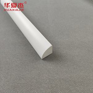 قوالب جدارية من الفينيل الأبيض مقاس 1/2 بوصة بتصميم ربع دائري، مقاومة للماء وعصرية للديكور الداخلي، متوفرة بالجملة بأسعار منخفضة - Product Image 2