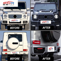 Kit carrosserie d'origine pour Mercedes-Benz Classe G G Wagon G500 G550 W463 2002-2016, mise à niveau W464 2019+, pare-chocs, phares