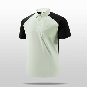 Men's Ice <b>Silk</b> Quick-Drying Collared Short Sleeve Polo Shirt Thin Nylon Summer Sportswear - Product Image 3