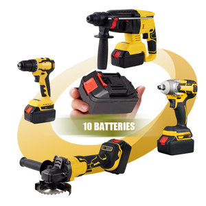 Kit de Herramientas Inalámbricas Recargables Más Vendido, Juego de Herramientas Eléctricas sin Escobillas, Kit de Herramientas Eléctricas de 4 Piezas con Taladro - Product Image 4