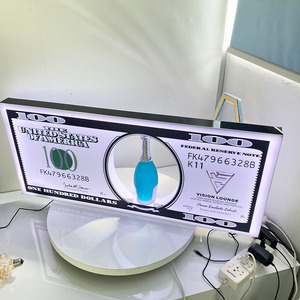 El más nuevo club nocturno LED dólar estadounidense botella de champán presentador American Bill <span class=keywords><strong>100</strong></span> moneda Benjamin dinero glorificador pantalla - Product Image 3