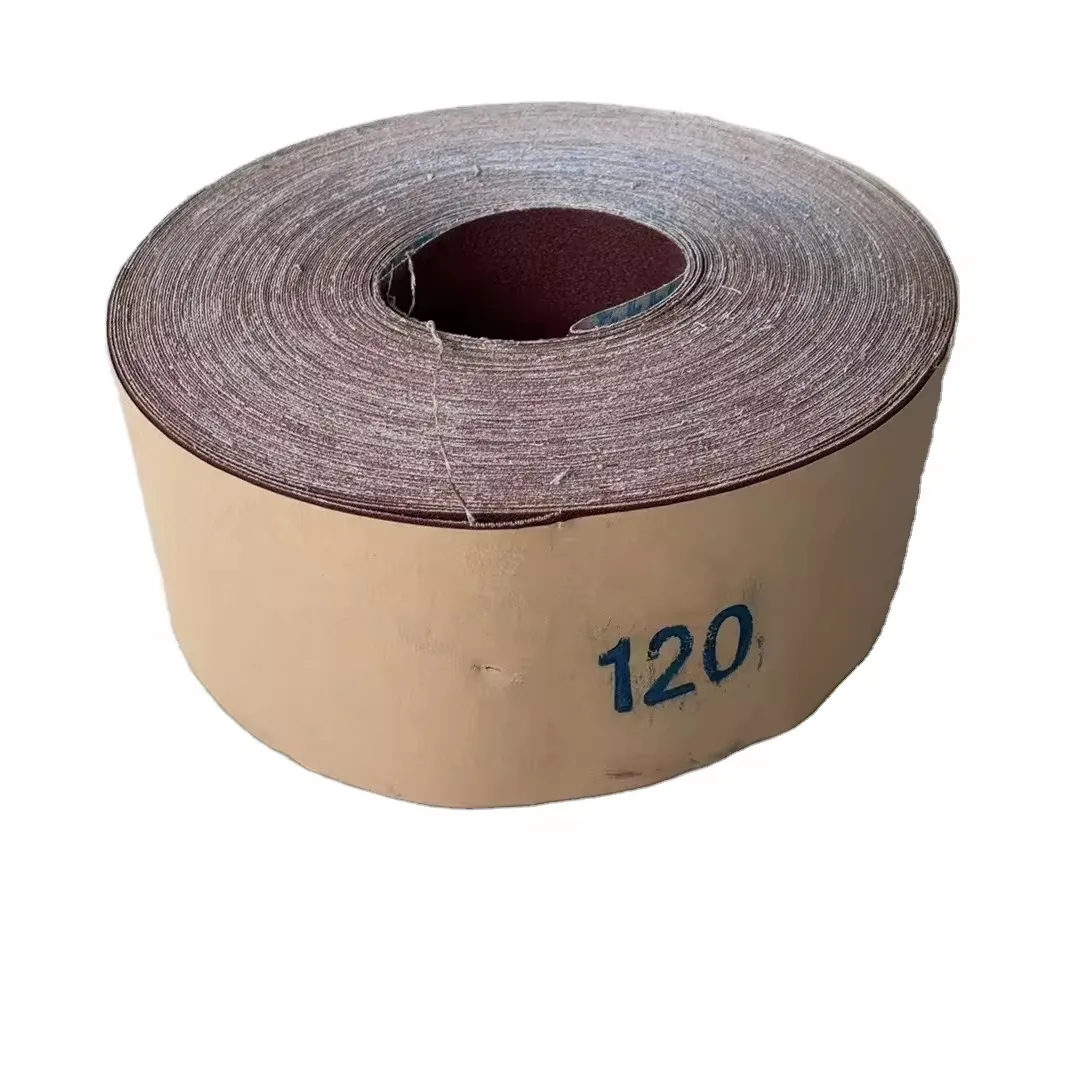 Weichte Gaze-Rolle, handgerissenes und geschliffenes Papier flexibles abrasives Smirntuch-Rolle Sandpapier-Hersteller