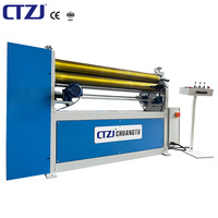 Machine à rouler les plaques en aluminium automatique la plus vendue ESR-3X1000 pour le pliage et le rondissage de tôles métalliques