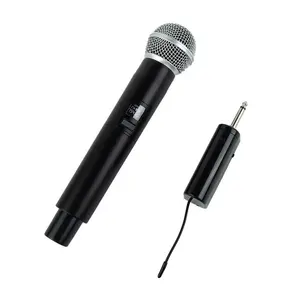 Drahtloses Mikrofon 1200mAh UHF Professional Handheld Dynamisches Mikrofon Karaoke-System Mikrofon mit Empfänger für Verstärker PA-System