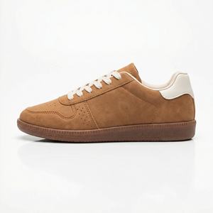 <span class=keywords><strong>Zapatillas</strong></span> Deportivas Casuales Retro de PU Color Bronceado para <span class=keywords><strong>Mujer</strong></span>, con Tira en <span class=keywords><strong>V</strong></span> en Contraste, para Fin de Semana, Compras, Picnic al Aire Libre, Calzado de Moda - Product Image 6