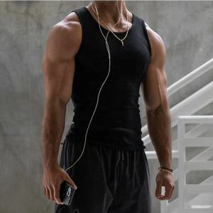 Canotta personalizzata da <span class=keywords><strong>uomo</strong></span> in cotone Ultra morbido da 3 Pack nero bianco grigio - Product Image 5