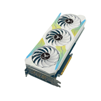 CENTAUR Gaming GeForce RTX 3060ti 3070 3070ti 8GB GDRR6 256Bit DVI DP 3X Ventilateurs Architecture 3.0 Ampère Carte graphique pour ordinateur de bureau/portable