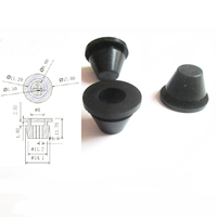 Moule de découpe personnalisé pour gaine de câble en caoutchouc NBR EPDM, forme oblongue de 1,8 mm, 3 trous, motif rectangulaire, joint d'étanchéité en caoutchouc pour fil électrique