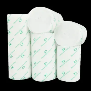 Fabrika kaynağı saf pamuk alçı 100% emici sentetik yastıklı ortopedik Cast dolgu bandaj için Pop bandaj
