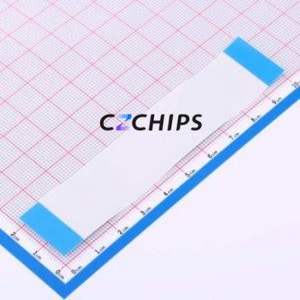 ZX-FFC0.5-T-10048-40P FFC Cable (Flexible Flat Cable) P=0.5mm Connector 40P 0.5mm Non-Inverting 10cm - Product Image 2