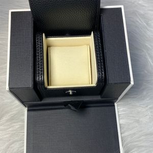 High-End Leather <b>Waterproof</b> Custom Logo Luxury Single Watch Case <b>Box</b> Manufacturer Watch Gift Packaging <b>Box</b> for Watch - Product Image 5
