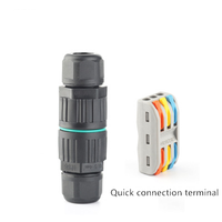 Connecteurs de barre d'éclairage à connexion rapide de type BNC étanches IP68 avec adaptateur de borne en forme de T
