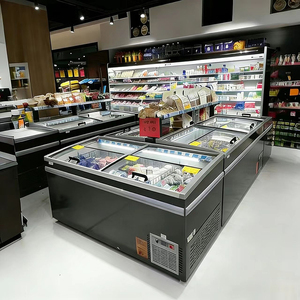 Congélateur Vitrine <span class=keywords><strong>Professionnel</strong></span> pour Supermarché, Grande Capacité, pour Fruits et Légumes, Équipement de Réfrigération - Product Image 1