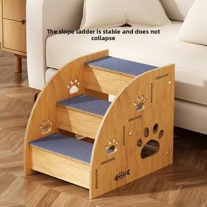 Escalier <span class=keywords><strong>pour</strong></span> animaux de compagnie, marches <span class=keywords><strong>pour</strong></span> que les chiens puissent monter dans le lit, échelle <span class=keywords><strong>pour</strong></span> chats et petits chiens, antidérapant, sécurité, interactif, échelle d'escalade - Product Image 3