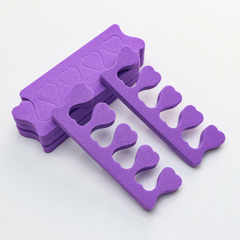 Separador de dedos morado de 08 cm