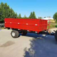 Remorques Agricoles Basculantes Mono-Essieu de Haute Qualité 5 Tonnes pour Tracteur, Style Européen