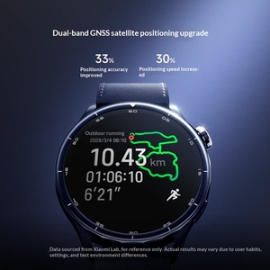<span class=keywords><strong>Montre</strong></span> <span class=keywords><strong>connectée</strong></span> <span class=keywords><strong>MI</strong></span> Watch S5 Android GPS, autonomie de 21 jours, fréquence cardiaque, oxygène sanguin, sport, course à pied, cyclisme, étanche 5 ATM - Product Image 5