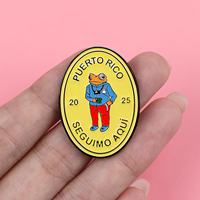 En gros : Épingles en métal à motifs de dessins animés, Épingles en émail à motifs d'animaux mignons et de citations, Broches créatives à lettres anglaises, Accessoires vestimentaires décoratifs