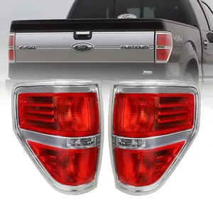 Atubeix Rear Tail Light Housing Cover Passenger and Driver Side Compatible with Ford F150 F-150 2009-2014 Pickup Truck