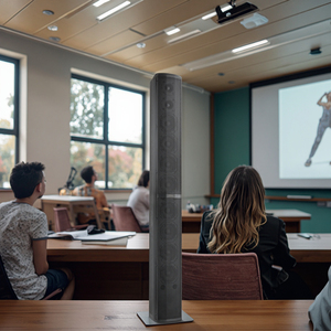 ระบบเสียงระดับมืออาชีพความเที่ยงตรงสูง ระบบเสริมเสียงสามย่านความถี่ ลำโพง 8 ตัว ควบคุมด้วยเสียงผ่าน USB สำหรับการประชุม - Product Image 5