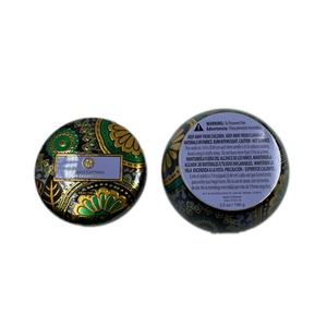 กระป๋องดีบุกทรงกลมขนาด 3.5 ออนซ์ แบบกำหนดเอง กล่องดีบุกโลหะสีเขียวขนาดเล็กพร้อมฝาปิด ขายส่งภาชนะใส่เทียนดีบุกจากโรงงานโดยตรง - Product Image 5
