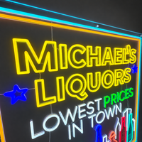 Lampu Neon LED Custom, Lampu Neon, Lampu Neon Personalisasi, Lampu Logo Neon untuk Display Toko Bisnis