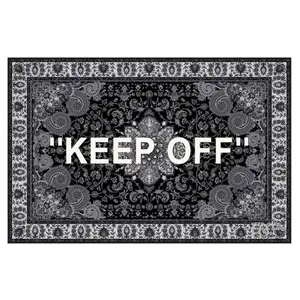 Keep Off Carpets For Living Room Fluffy Carpet For Bed Room Plush Floor Mat Soft Rugs Furry Play Mat Area Rugs 3d Black Doormat