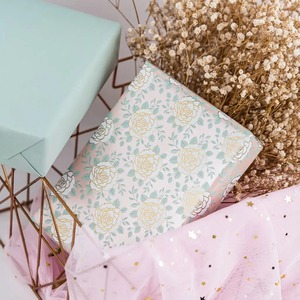 Custom Floral <b>Pattern</b> Art <b>Paper</b> Roll 100GSM PE Coated Double-Sided Eco-Friendly Recyclable Digital Printing Wood Packaging <b>Paper</b> - Product Image 6